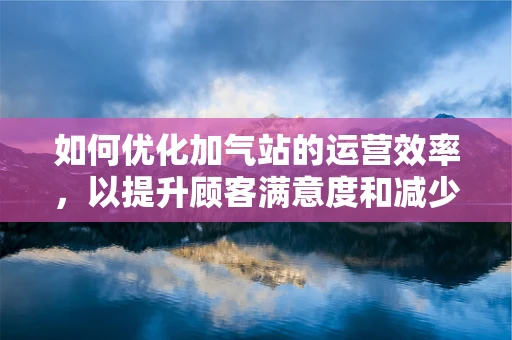 如何优化加气站的运营效率，以提升顾客满意度和减少运营成本？