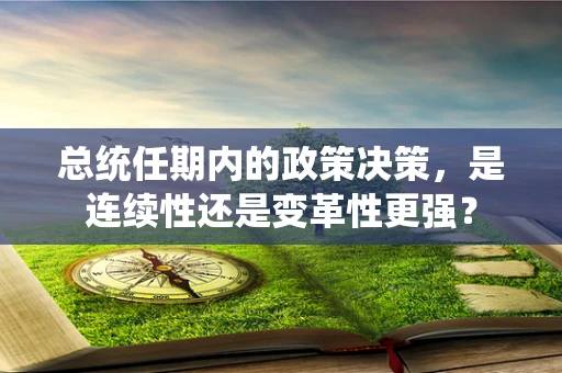 总统任期内的政策决策，是连续性还是变革性更强？