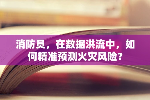 消防员，在数据洪流中，如何精准预测火灾风险？