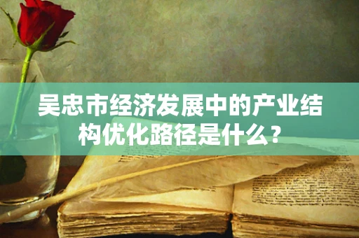 吴忠市经济发展中的产业结构优化路径是什么？