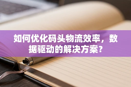 如何优化码头物流效率，数据驱动的解决方案？