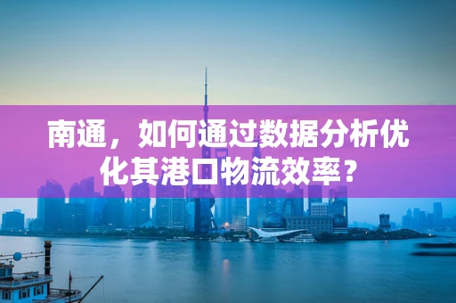 南通，如何通过数据分析优化其港口物流效率？