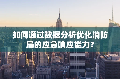 如何通过数据分析优化消防局的应急响应能力？