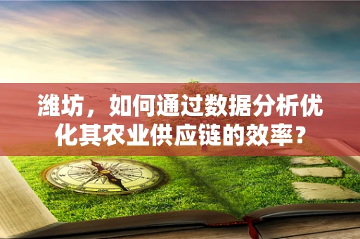 潍坊，如何通过数据分析优化其农业供应链的效率？