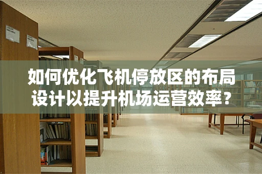 如何优化飞机停放区的布局设计以提升机场运营效率？