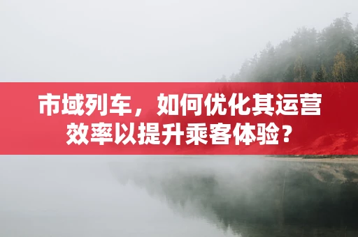 市域列车，如何优化其运营效率以提升乘客体验？