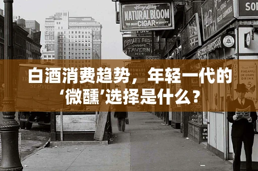 白酒消费趋势，年轻一代的‘微醺’选择是什么？