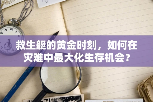 救生艇的黄金时刻，如何在灾难中最大化生存机会？