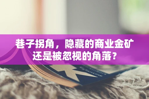 巷子拐角，隐藏的商业金矿还是被忽视的角落？