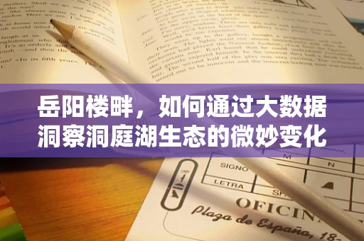 岳阳楼畔，如何通过大数据洞察洞庭湖生态的微妙变化？