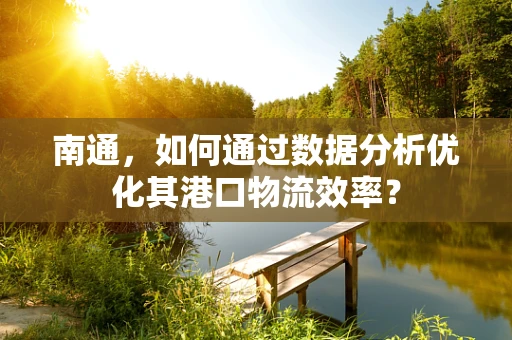 南通，如何通过数据分析优化其港口物流效率？