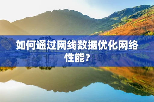 如何通过网线数据优化网络性能？