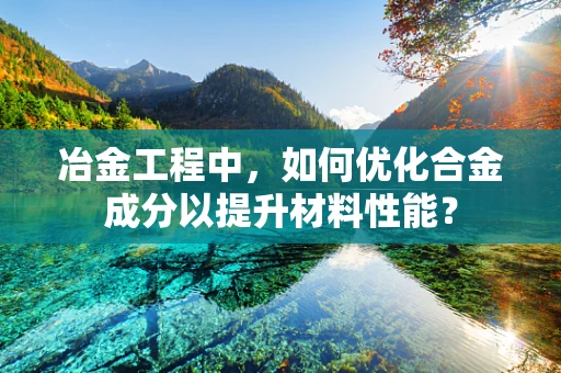 冶金工程中，如何优化合金成分以提升材料性能？