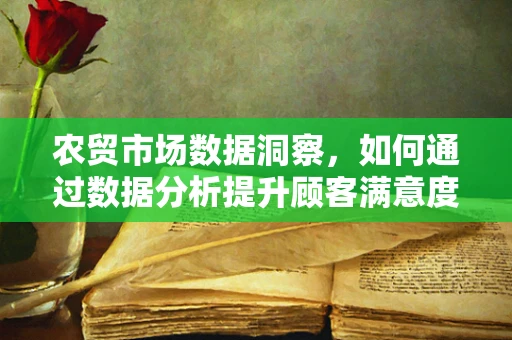 农贸市场数据洞察，如何通过数据分析提升顾客满意度？