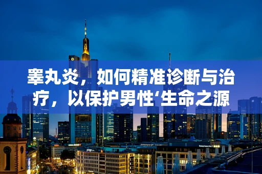 睾丸炎，如何精准诊断与治疗，以保护男性‘生命之源’？