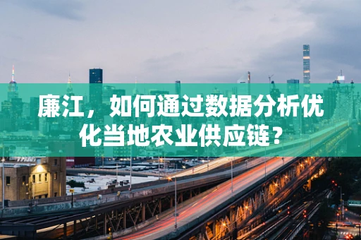 廉江，如何通过数据分析优化当地农业供应链？