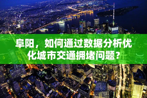 阜阳，如何通过数据分析优化城市交通拥堵问题？