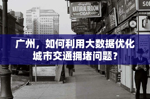 广州，如何利用大数据优化城市交通拥堵问题？