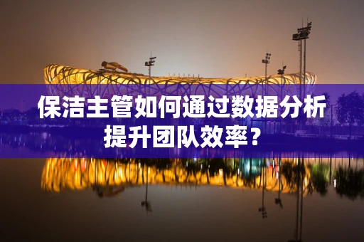 保洁主管如何通过数据分析提升团队效率？