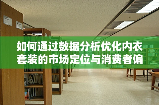 如何通过数据分析优化内衣套装的市场定位与消费者偏好？