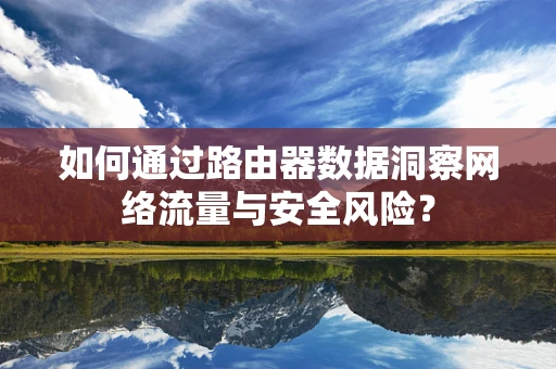 如何通过路由器数据洞察网络流量与安全风险？