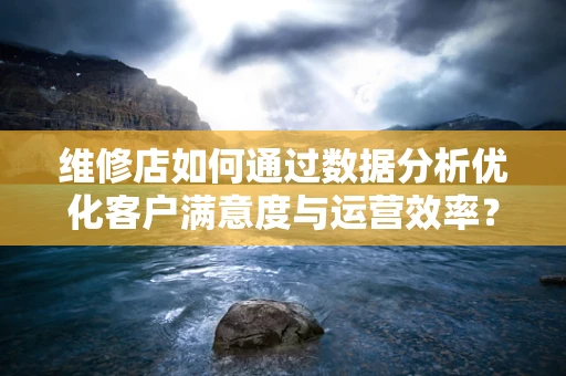 维修店如何通过数据分析优化客户满意度与运营效率？