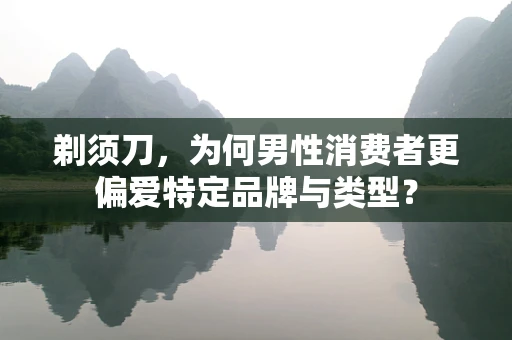 剃须刀，为何男性消费者更偏爱特定品牌与类型？