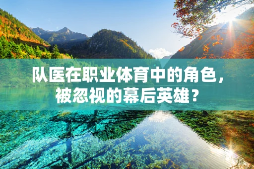 队医在职业体育中的角色，被忽视的幕后英雄？