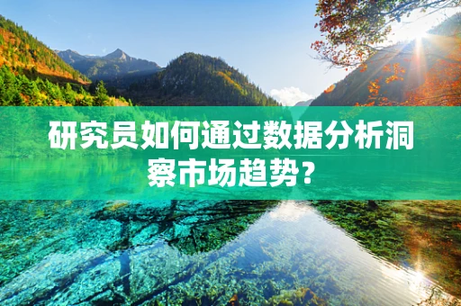 研究员如何通过数据分析洞察市场趋势？