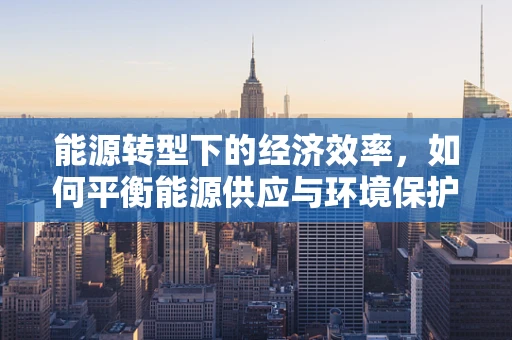 能源转型下的经济效率，如何平衡能源供应与环境保护？