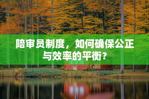 陪审员制度，如何确保公正与效率的平衡？