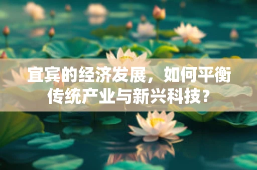 宜宾的经济发展，如何平衡传统产业与新兴科技？