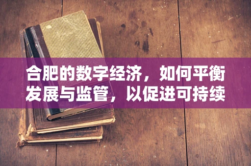 合肥的数字经济，如何平衡发展与监管，以促进可持续增长？