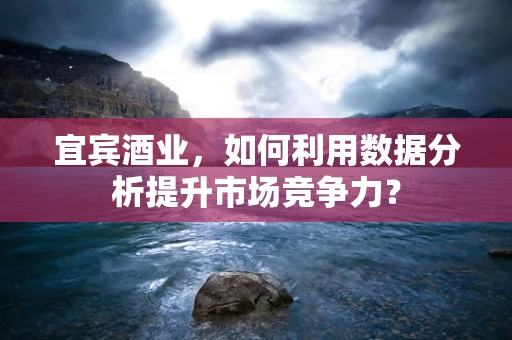 宜宾酒业，如何利用数据分析提升市场竞争力？