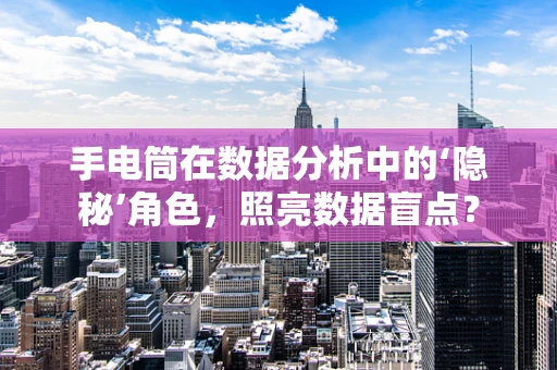 手电筒在数据分析中的‘隐秘’角色，照亮数据盲点？