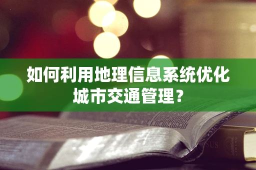 如何利用地理信息系统优化城市交通管理？